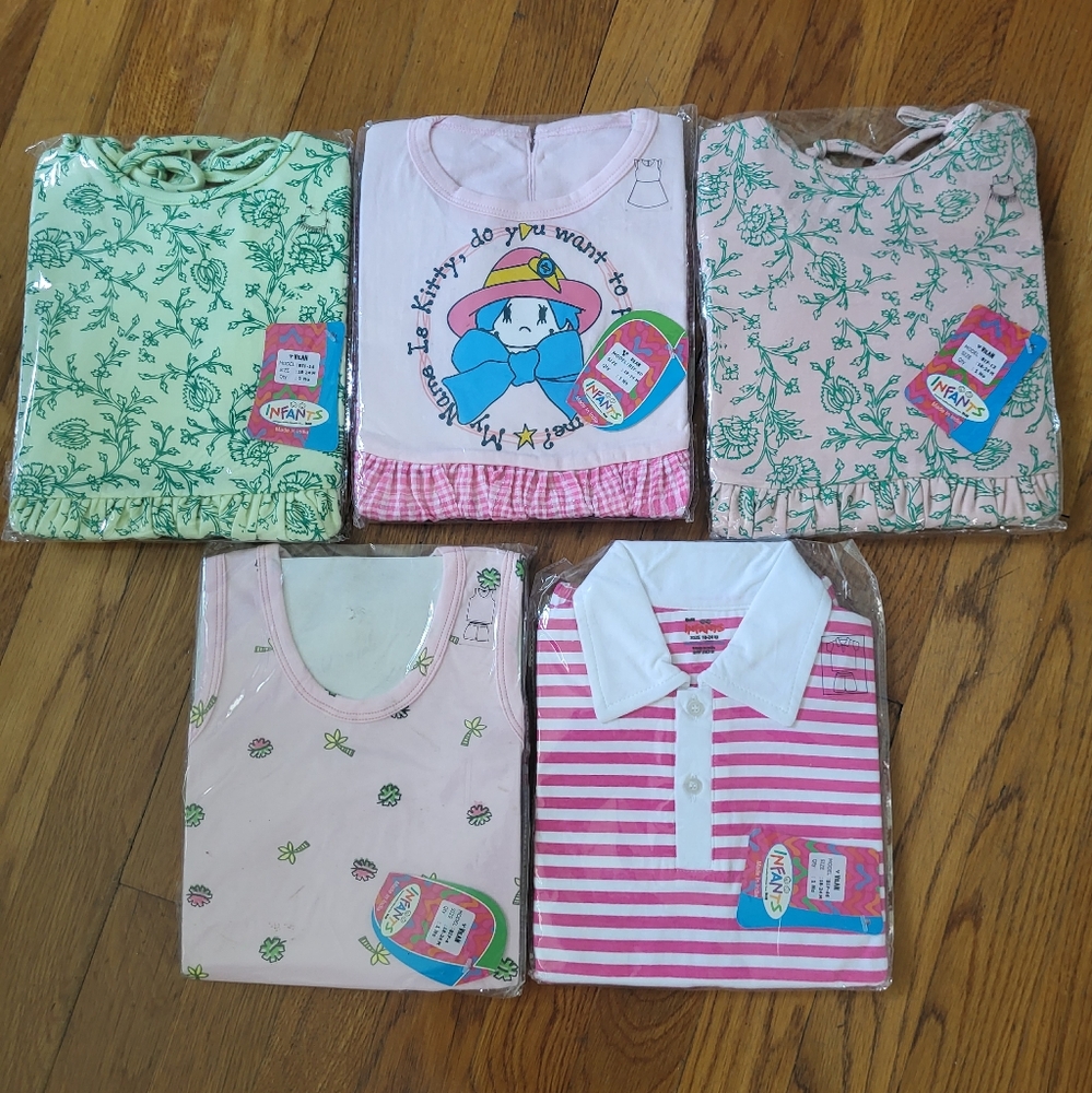 Bundle Of 5 Outfits Dresses Short Sets Summer‎ Clothing Infant Baby 18-24 Mon